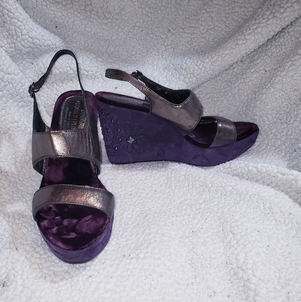 Donald J Pliner Couture 103 Stelo Purple/ Pewter